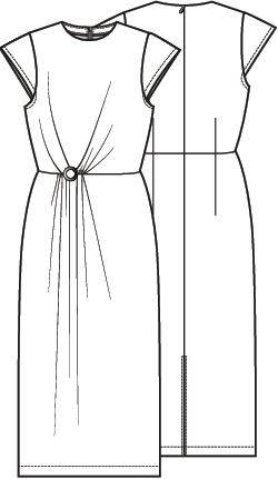 Knipmode 2605-01 jurk