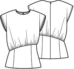 Knipmode 2602-10 top
