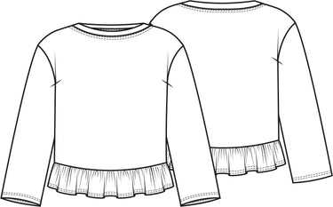 Knipmode 2608-13 top