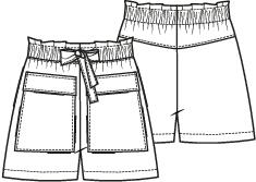 Knipmode 2509-14 short