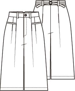 Knipmode 2602-18 culotte
