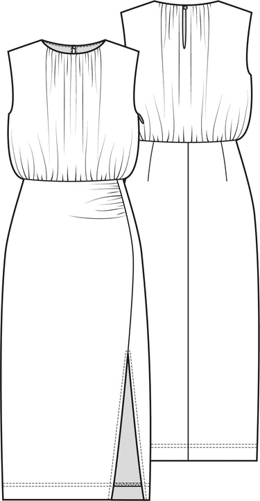 Knipmode 2608-18 jurk