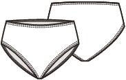 Knipmode 2607-19 bikini slip