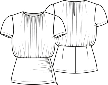 Knipmode 2608-19 top