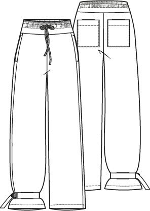Knipmode 2411-21 broek