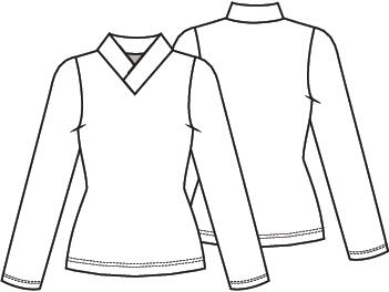 Knipmode 2603-23 top