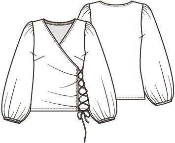 Knipmode 2602-24 top