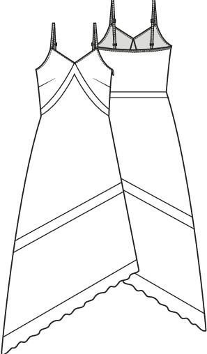 Knipmode 2505-25 jurk