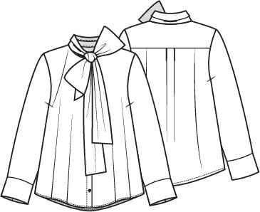Knipmode 2511-25 blouse