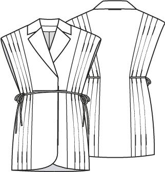 Knipmode 2509-03 tuniek