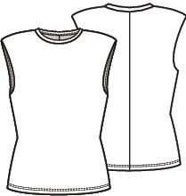 Knipmode 2607-30 top