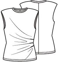 Knipmode 2607-31 top