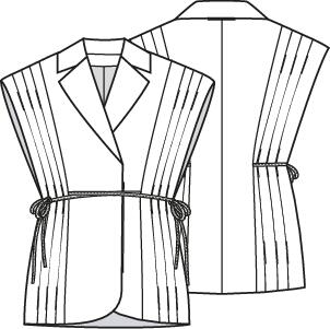 Knipmode 2509-04 vest