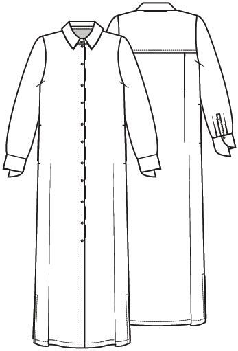 Knipmode 2606-08 jurk