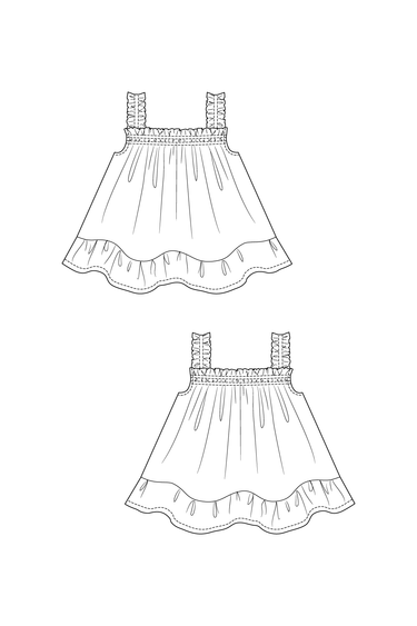 Named Clothing Ilma - jurk + top pdf-patroon