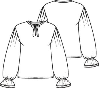 Knipmode 2312-01 top