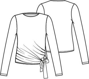 Knipmode 2402-09 top