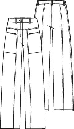 Knipmode 2402-11 broek