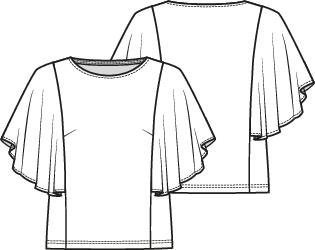 Knipmode 2402-18 top