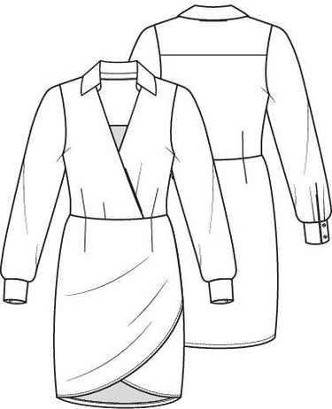 Knipmode 2405-17 jurk