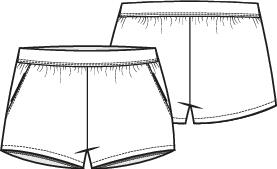 Knipmode 2406-28 short