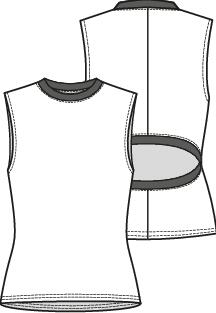 Knipmode 2407-21AB jurk + top
