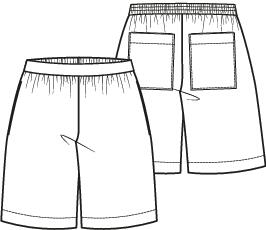 Knipmode 2407-24 short