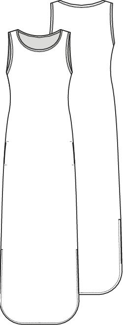 Knipmode 2408-07 jurk