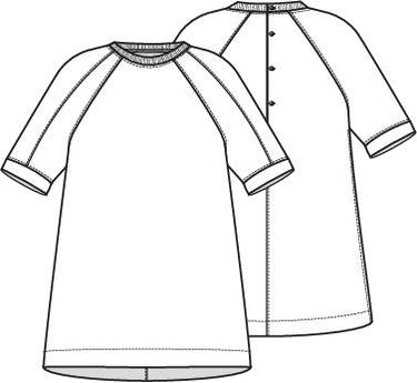 Knipmode 2409-27 jurk