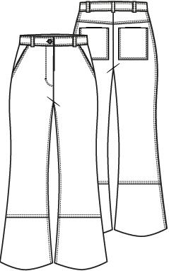Knipmode 2410-03 broek