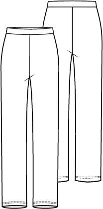 Knipmode 2502-16 legging