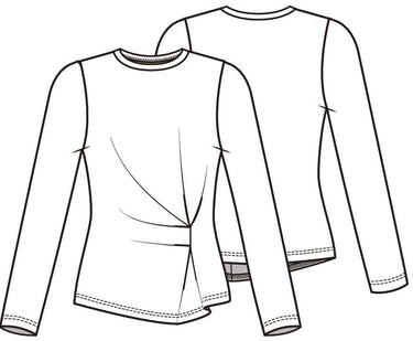 Knipmode 2609-23 top