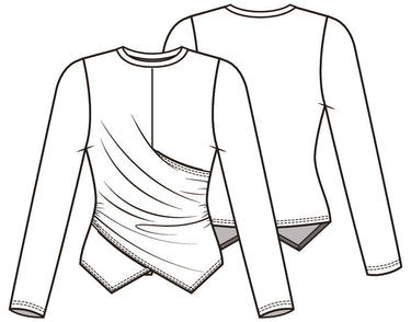 Knipmode 2609-24 top