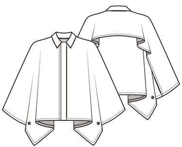 Knipmode 2609-41 poncho