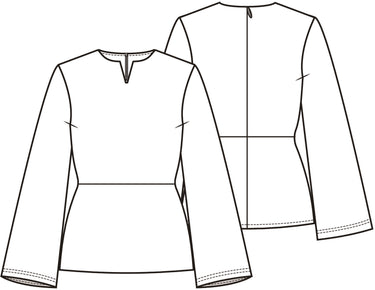 Knipmode 2610-26 top