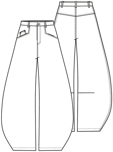 Knipmode 2611-10 broek