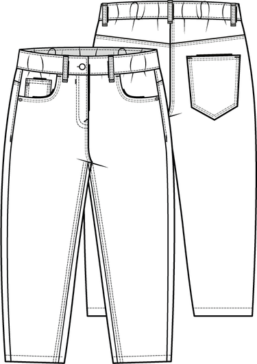 KNIPkids 2304-08 broek