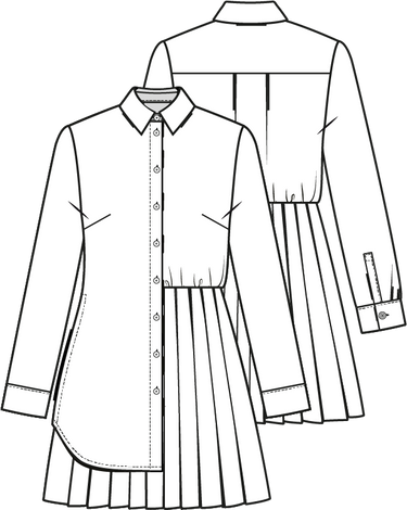 Knipmode 2310-05 jurk