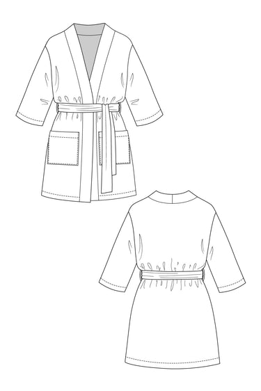 Named Clothing Lahja - badjas pdf-patroon