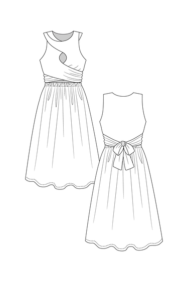 Named Clothing Sisko - jurk + top pdf-patroon