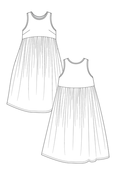 Named Clothing Taimi - jurk + top pdf-patroon