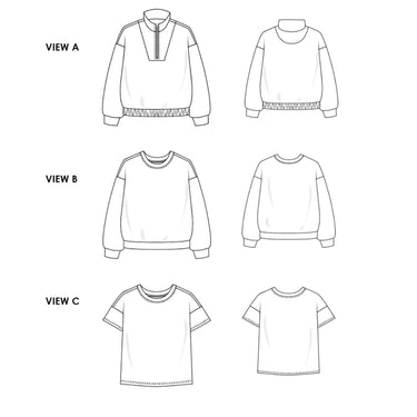 Sew.lala patterns - Neve trui en t-shirt