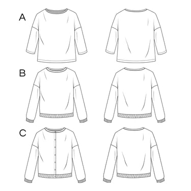 Sew.lala patterns - Paula top en vest