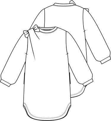 KNIPkids 2205-12 jurk