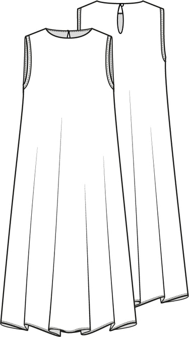 Knipmode 2308-04 jurk
