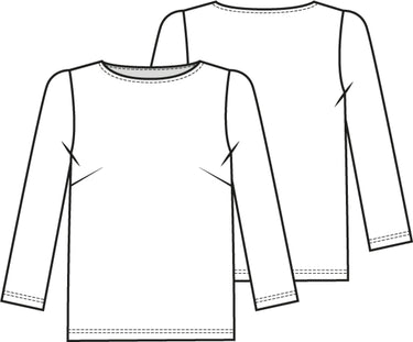 Knipmode 2308-08 top