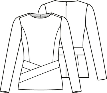 Knipmode 2309-05 top