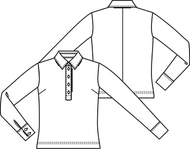 Knipmode 1801-11 polotop Joyce