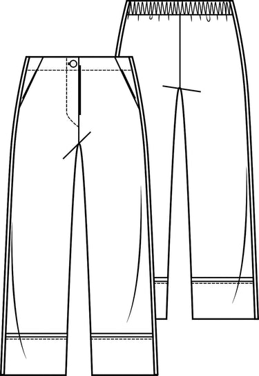 Knipmode 1803-01 broek