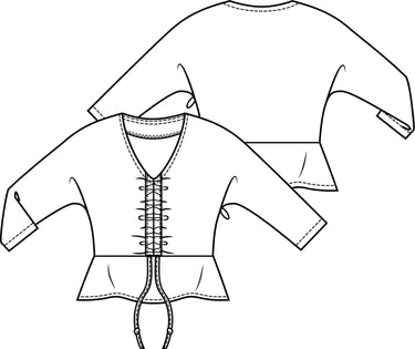 Knipmode 1803-12 top